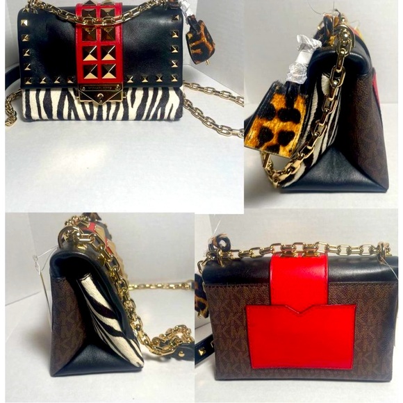 MICHAEL KORS CECE SMALL CALF HAIR $378 BNWT **ORIGINAL OWNER** PRICE VERY FIRM - Picture 11 of 16